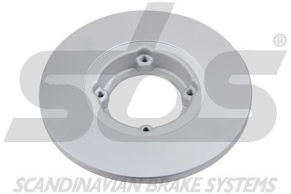 Unventilated front brake disc SBS 1815315001