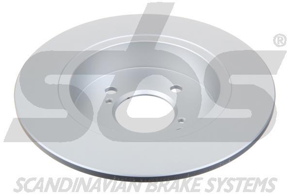 Rear brake disc, non-ventilated SBS 1815315229