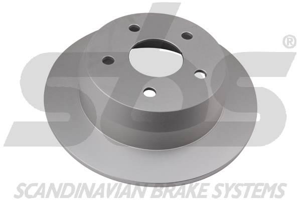 Rear brake disc, non-ventilated SBS 1815319304