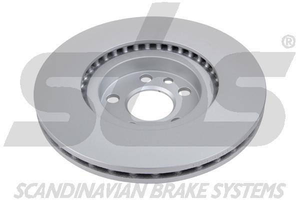 Front brake disc ventilated SBS 1815319942