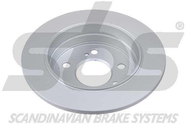 Rear brake disc, non-ventilated SBS 1815313307