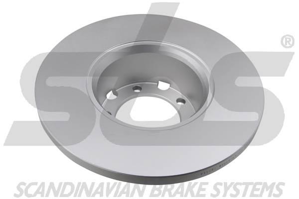 Unventilated front brake disc SBS 1815313311