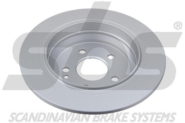 Rear brake disc, non-ventilated SBS 1815313376