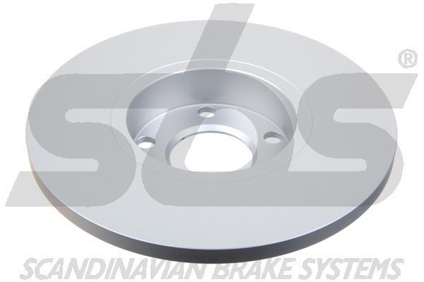Unventilated front brake disc SBS 1815314742