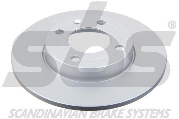 Unventilated front brake disc SBS 1815314754