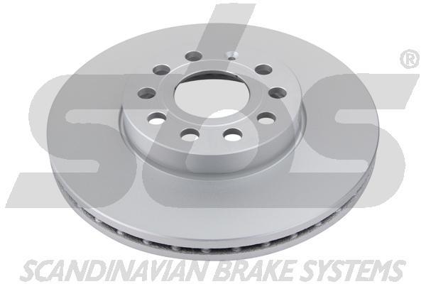 Front brake disc ventilated SBS 1815314788