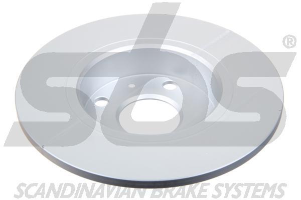 Rear brake disc, non-ventilated SBS 1815313649