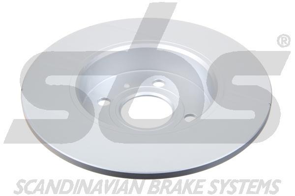 Rear brake disc, non-ventilated SBS 1815313655