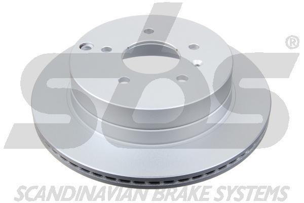 Rear ventilated brake disc SBS 1815313665