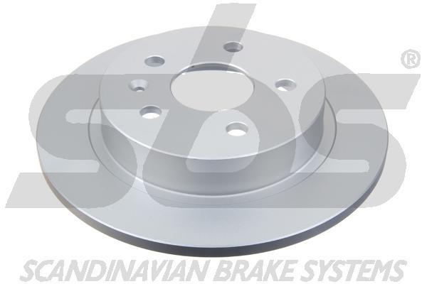 Rear brake disc, non-ventilated SBS 1815313668