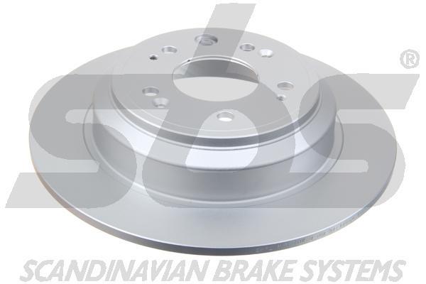 Rear brake disc, non-ventilated SBS 1815312652