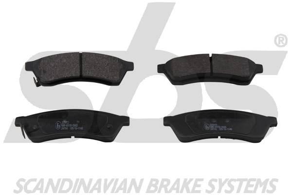 SBS 1501225013 Brake Pad Set, disc brake 1501225013