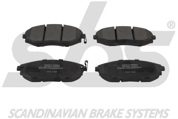 SBS 1501225014 Brake Pad Set, disc brake 1501225014