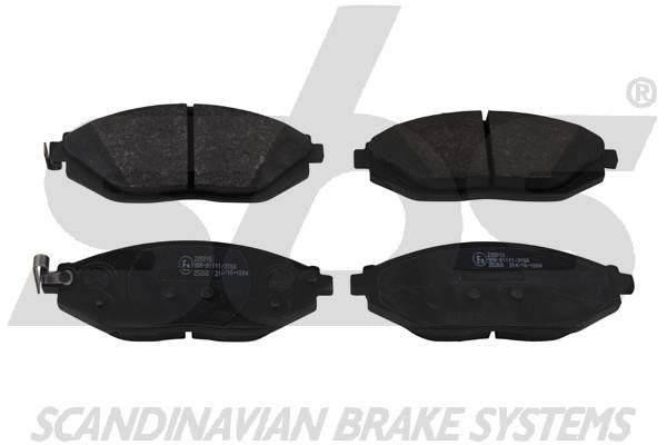 SBS 1501225015 Brake Pad Set, disc brake 1501225015