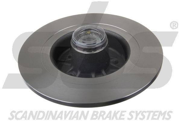 Rear brake disc, non-ventilated SBS 1815203987