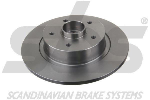 Rear brake disc, non-ventilated SBS 1815203990