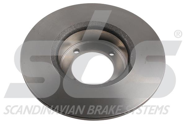 Unventilated front brake disc SBS 1815204302