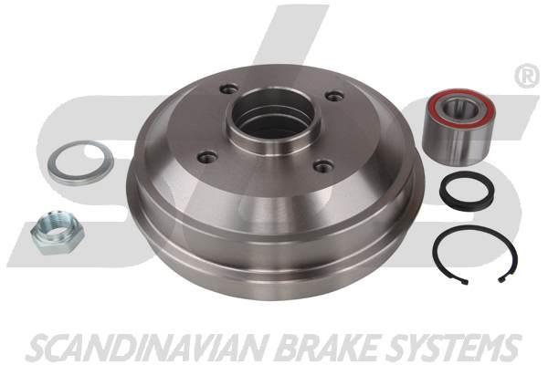 Brake drum with wheel bearing, assy SBS 1825253711