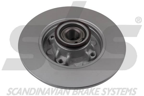 Rear brake disc, non-ventilated SBS 1815313738