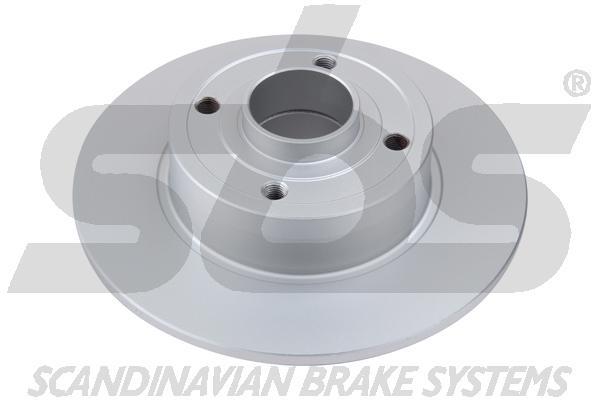 Rear brake disc, non-ventilated SBS 1815313937