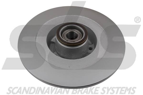Rear brake disc, non-ventilated SBS 1815313988