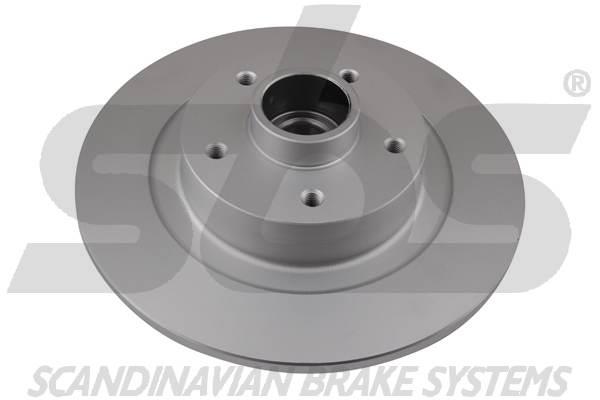Rear brake disc, non-ventilated SBS 1815313989