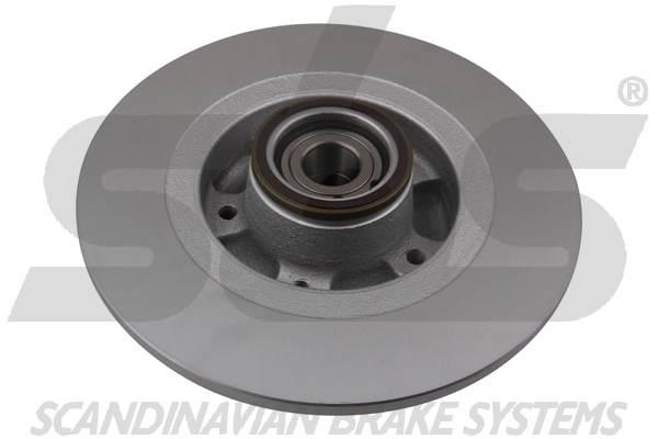 Rear brake disc, non-ventilated SBS 1815313991