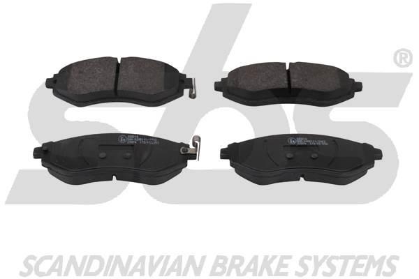 SBS 1501225016 Brake Pad Set, disc brake 1501225016