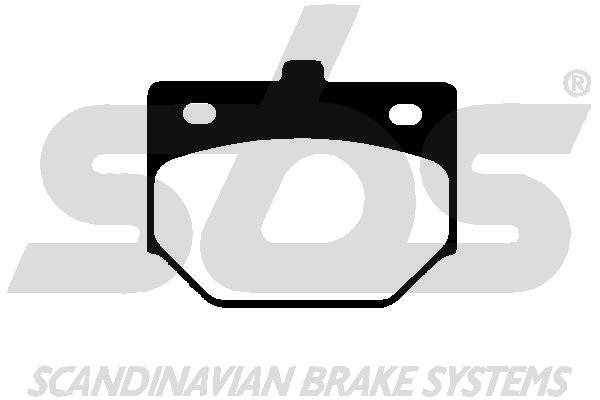 SBS 1501225101 Brake Pad Set, disc brake 1501225101