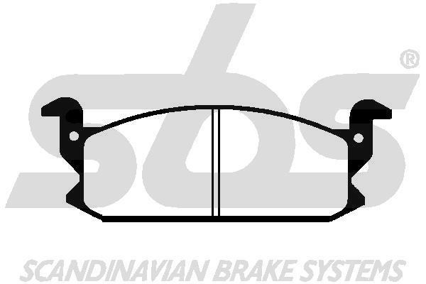 SBS 1501225102 Brake Pad Set, disc brake 1501225102
