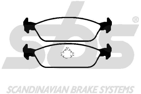 SBS 1501225108 Brake Pad Set, disc brake 1501225108