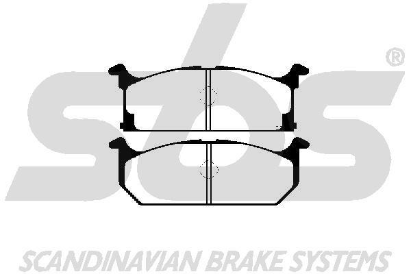 SBS 1501225202 Brake Pad Set, disc brake 1501225202