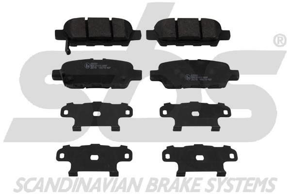 SBS 1501225221 Brake Pad Set, disc brake 1501225221
