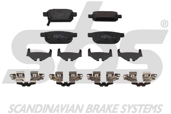 SBS 1501225224 Brake Pad Set, disc brake 1501225224