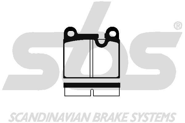 SBS 1501225608 Brake Pad Set, disc brake 1501225608