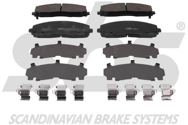 SBS 1501229331 Brake Pad Set, disc brake 1501229331