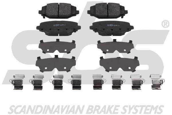SBS 1501229332 Brake Pad Set, disc brake 1501229332