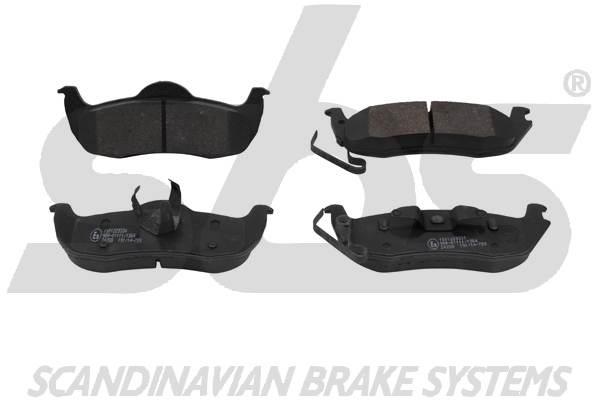 SBS 1501229334 Brake Pad Set, disc brake 1501229334
