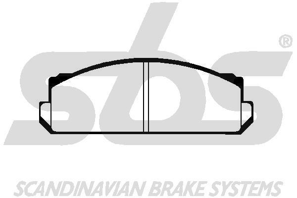 SBS 1501229909 Brake Pad Set, disc brake 1501229909