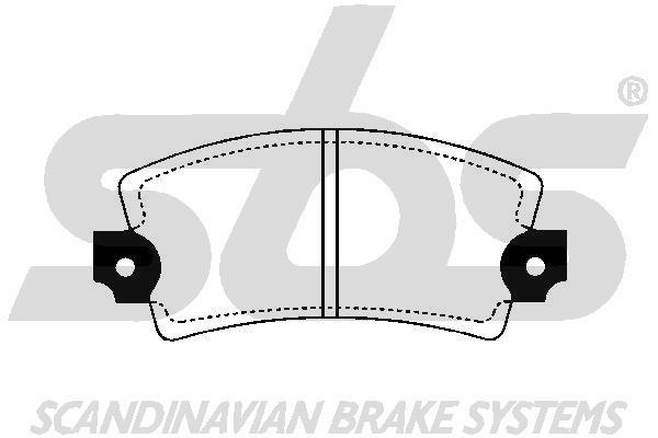 SBS 1501229921 Brake Pad Set, disc brake 1501229921