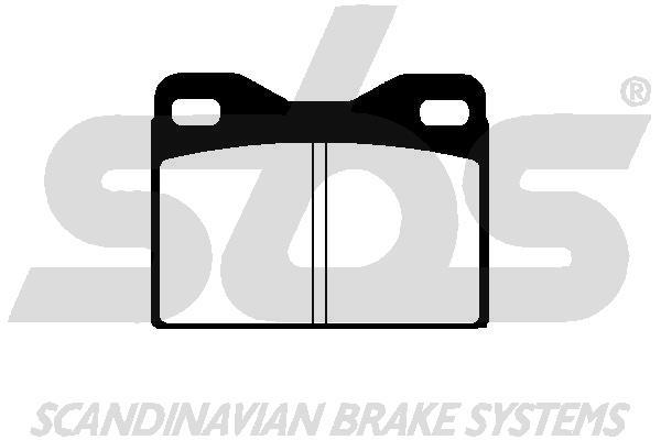 SBS 1501229925 Brake Pad Set, disc brake 1501229925