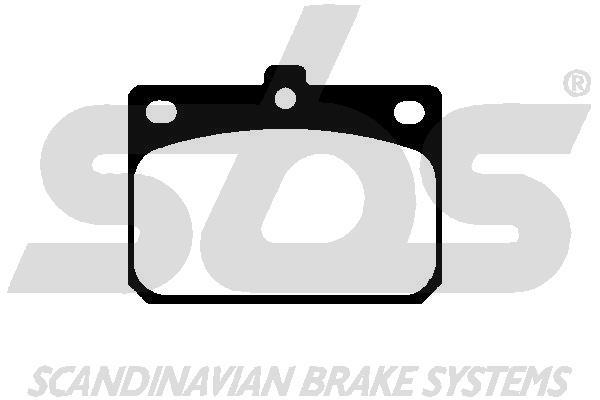 SBS 1501229926 Brake Pad Set, disc brake 1501229926