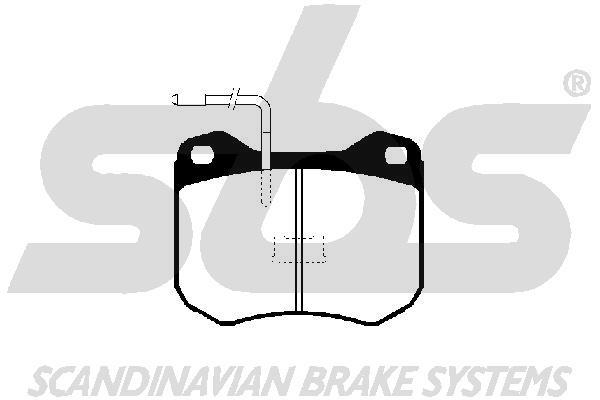 SBS 1501229938 Brake Pad Set, disc brake 1501229938