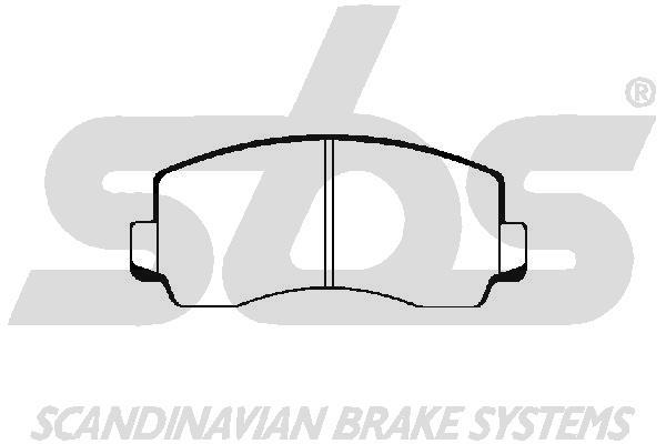 SBS 1501229942 Brake Pad Set, disc brake 1501229942