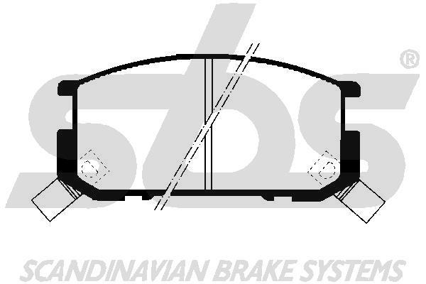 SBS 1501229947 Brake Pad Set, disc brake 1501229947