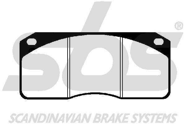 SBS 1501229949 Brake Pad Set, disc brake 1501229949