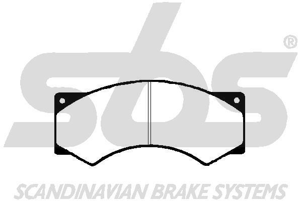 SBS 1501229950 Brake Pad Set, disc brake 1501229950