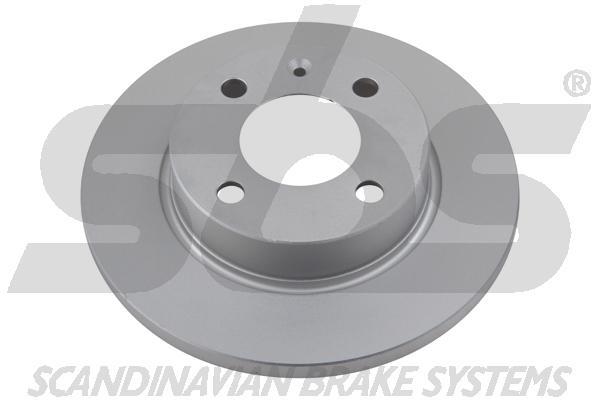 Unventilated front brake disc SBS 1815314305