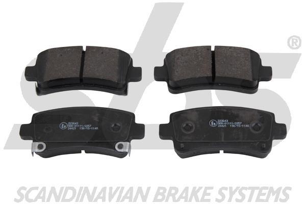 SBS 1501223643 Brake Pad Set, disc brake 1501223643