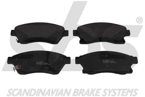 SBS 1501223644 Brake Pad Set, disc brake 1501223644